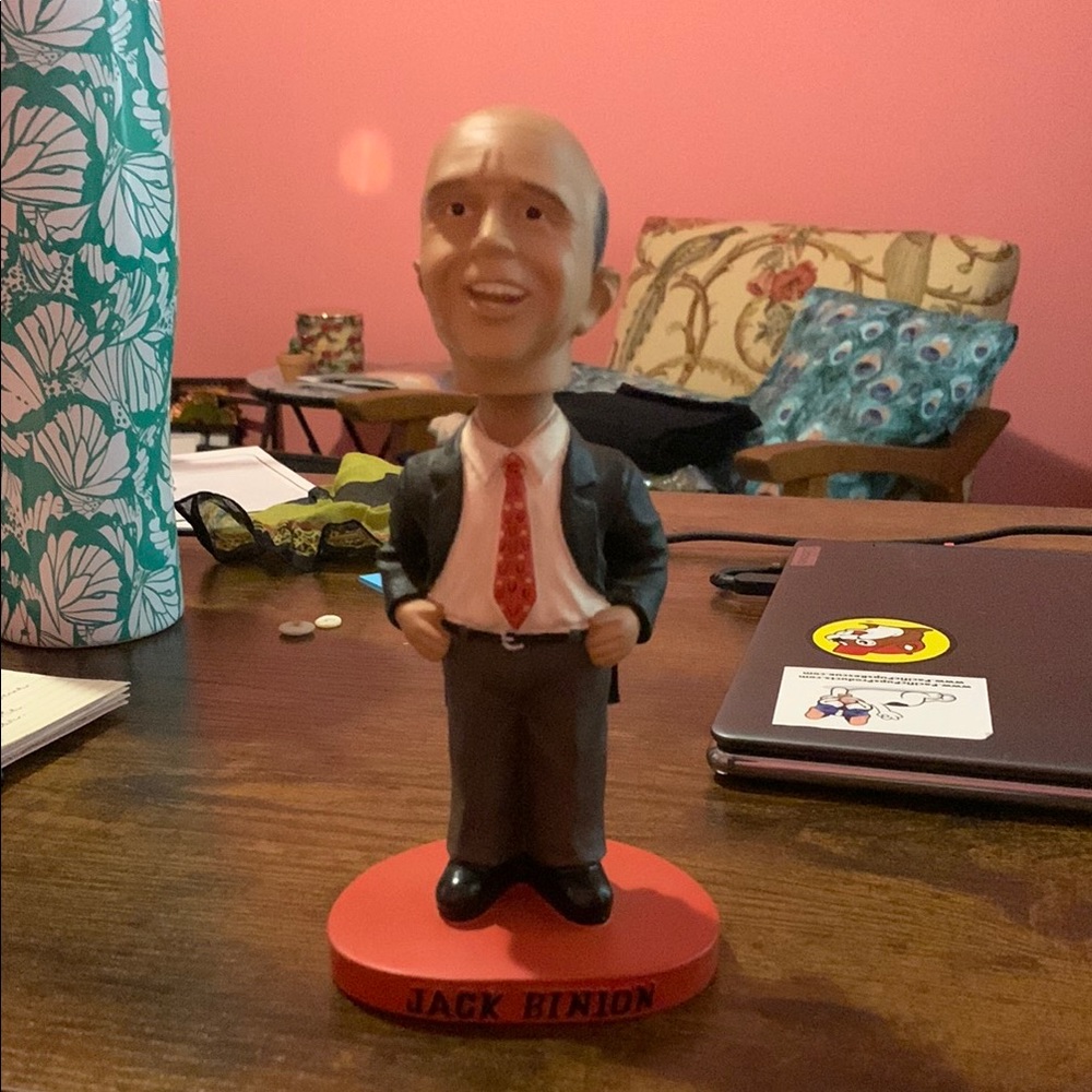 Jack Binion Bobblehead with Red Base